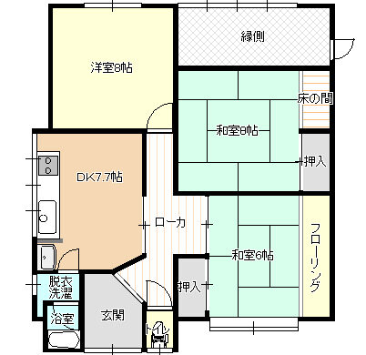 伏木矢田7-23貸家